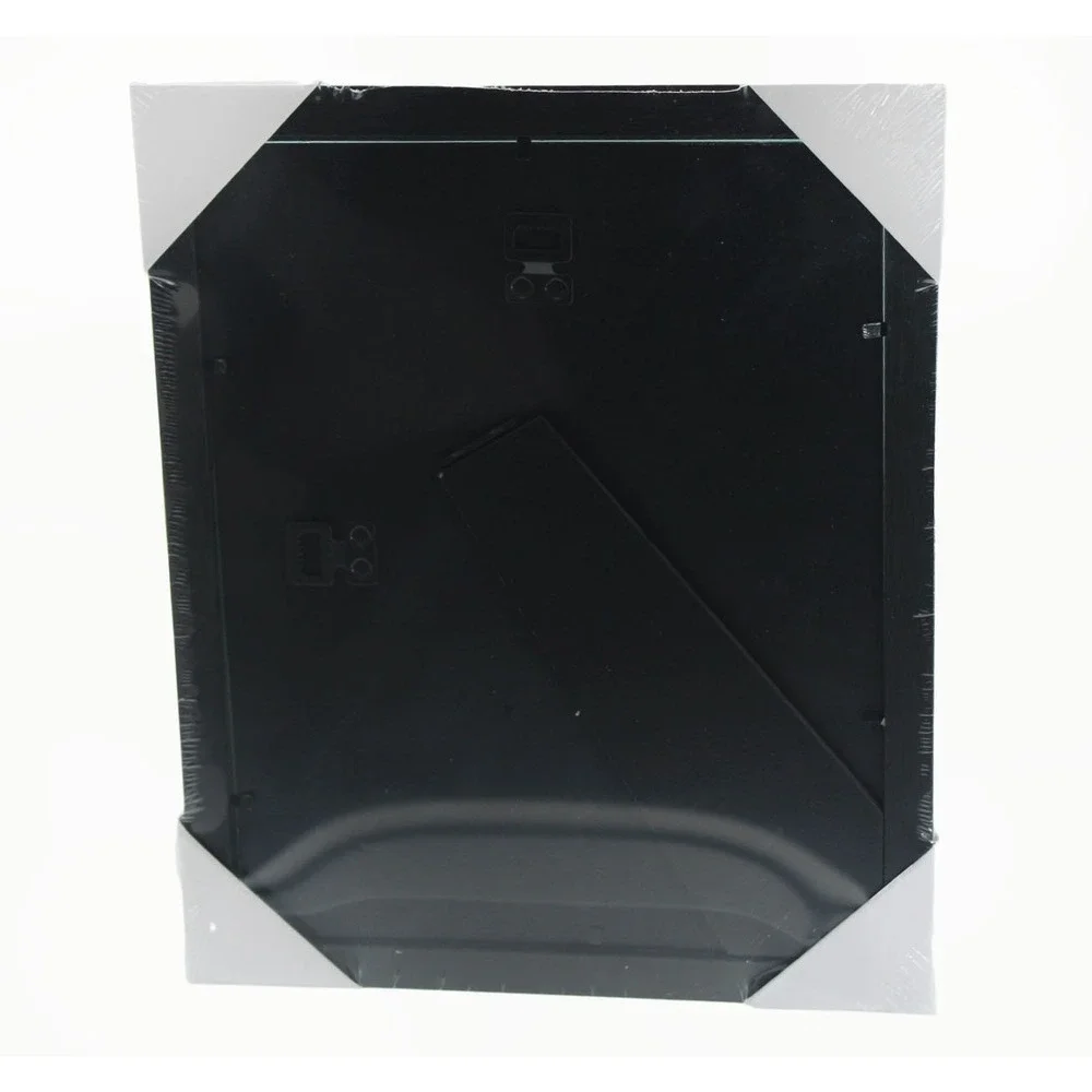 6 pcs Sindcom 8x10 Black Picture Frame Set MDF Wood Glass Wall Tabletop Display